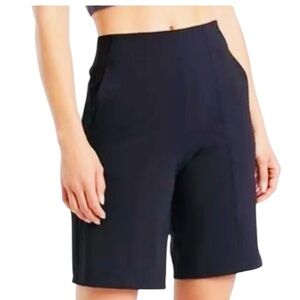 Athleta Maritime Blue (Navy) Cosmic Bermuda Shorts Performance Style 981483